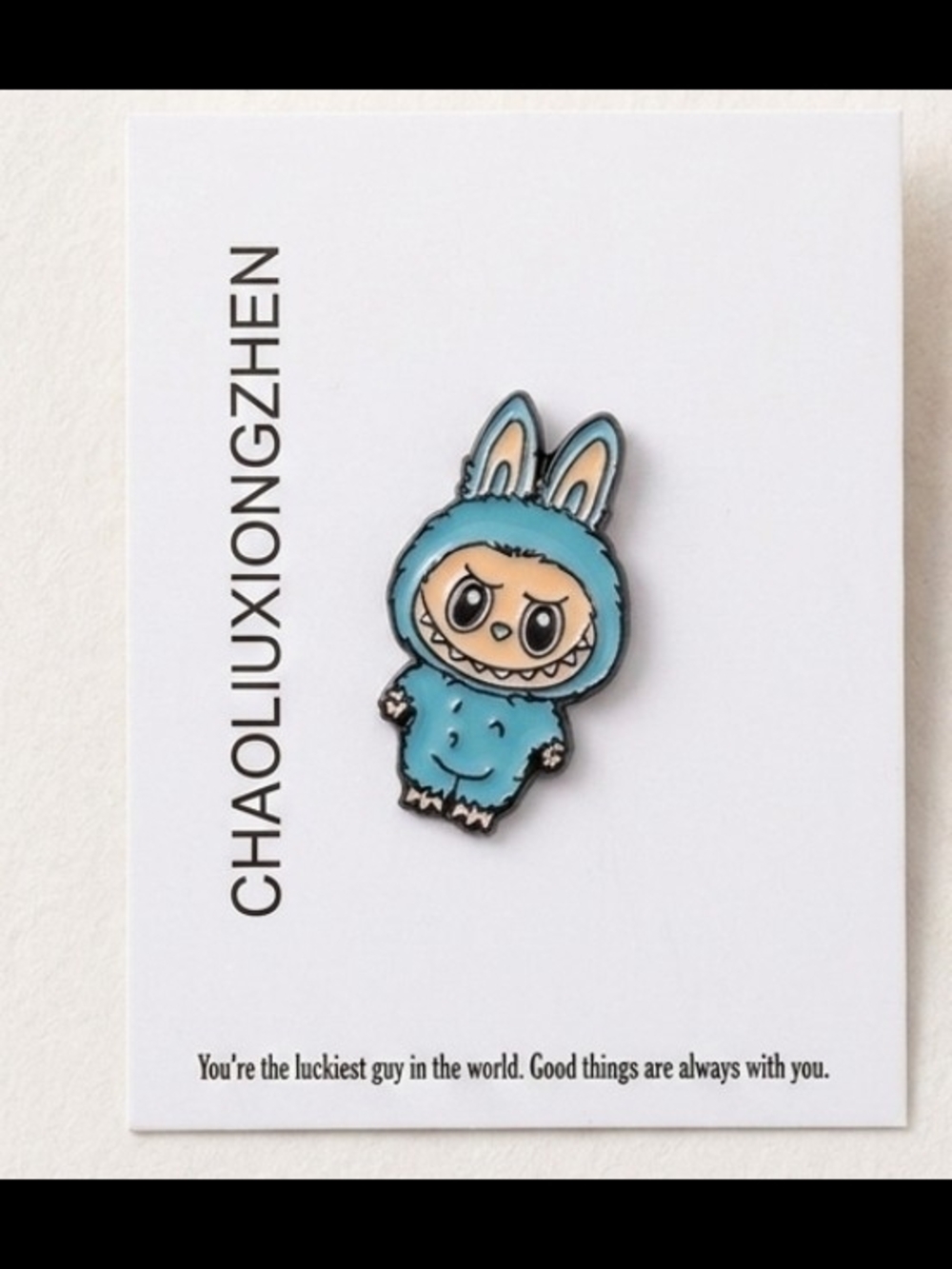 Blue Labubu Enamel Pin (Bundle Pricing Available)
